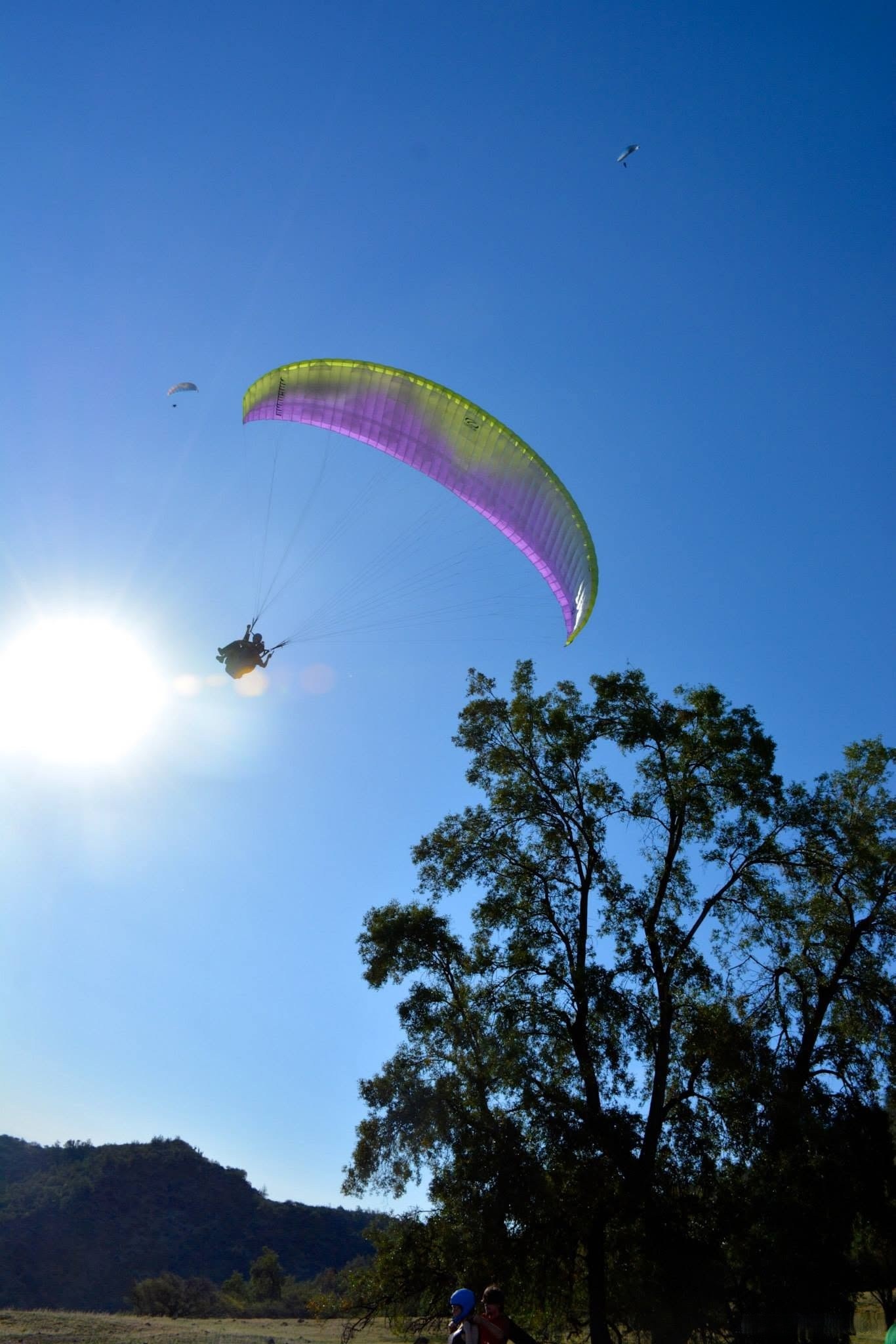Vuelo en parapente sobre Santiago